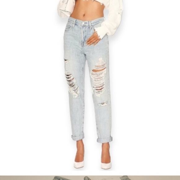 NEW Pistola Presley High Rise Relaxed Roller Jeans Hampton Size 27, MSRP $158 - Picture 1 of 11